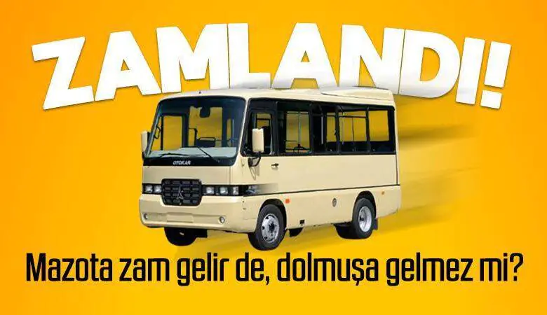 Minibüslere Zam Geldi - Kırıkkale Haber, Son Dakika Kırıkkale Haberleri