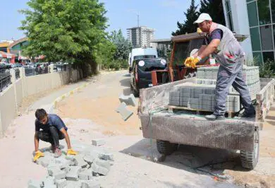 Hastanenin yol ve kaldırım onarımı yapılıyor - Kırıkkale Haber, Son Dakika Kırıkkale Haberleri