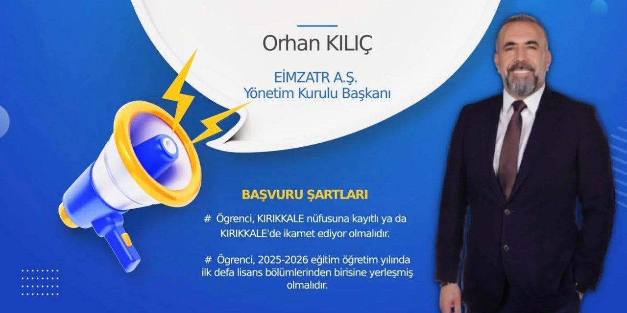 Orhan Kılıç’tan Kırıkkaleli öğrencilere burs desteği! - Kırıkkale Haber, Son Dakika Kırıkkale Haberleri Orhan Kılıç’tan Kırıkkaleli öğrencilere burs desteği! - Kırıkkale Haber, Son Dakika Kırıkkale Haberleri