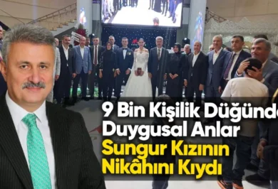 Dokuz bin kişilik düğünde duygusal anlar - Kırıkkale Haber, Son Dakika Kırıkkale Haberleri