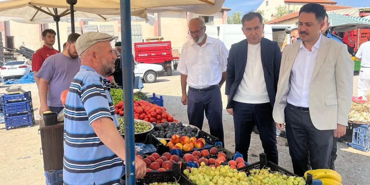 Delice Kaymakamı ve Belediye Başkanı Pazar Esnafını Gezdi - Kırıkkale Haber, Son Dakika Kırıkkale Haberleri