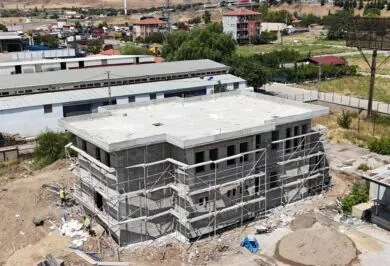 Yeni Gasilhane binası yükseliyor - Kırıkkale Haber, Son Dakika Kırıkkale Haberleri