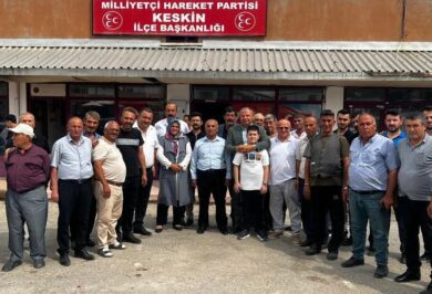 MHP Milletvekili Halil Öztürk’ten Keskin’e ziyaret - Kırıkkale Haber, Son Dakika Kırıkkale Haberleri