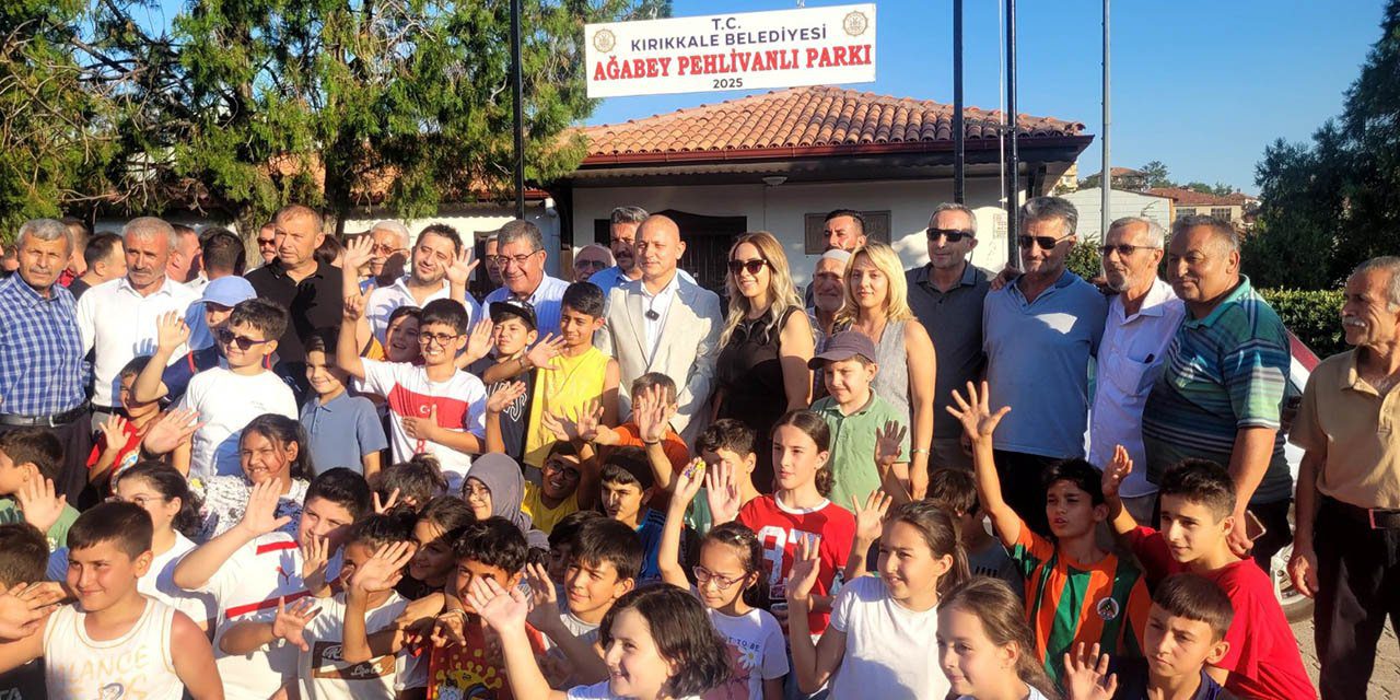 Sanayi Mahallesi’nde Ağabey Pehlivanlı parkı açıldı - Kırıkkale Haber, Son Dakika Kırıkkale Haberleri