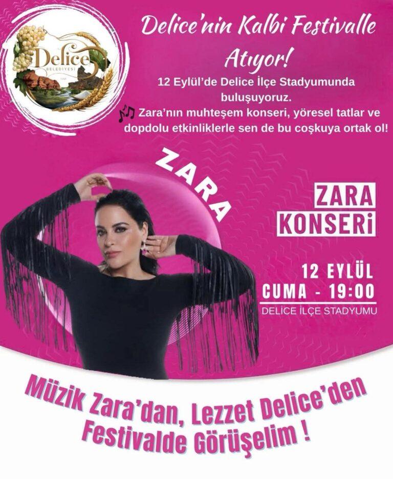 Zara, Delice’de konser verecek - Kırıkkale Haber, Son Dakika Kırıkkale Haberleri