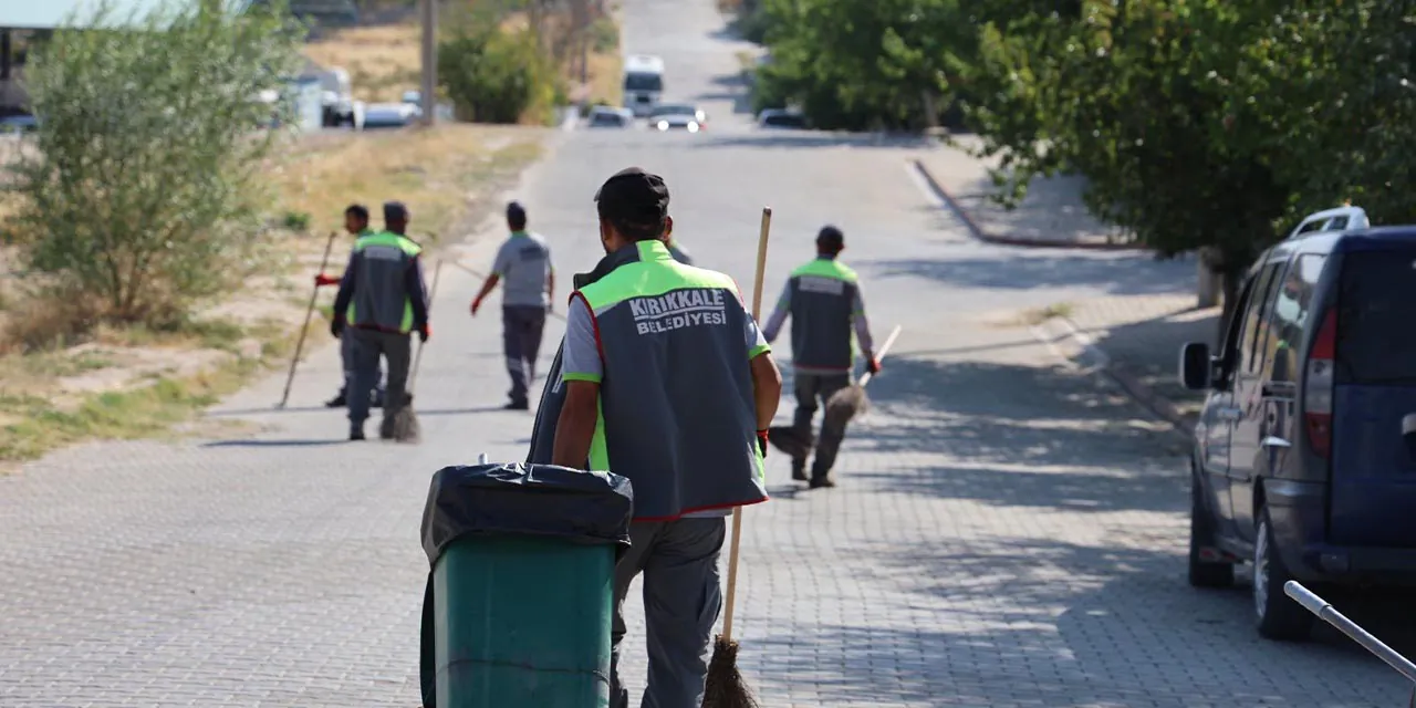 Belediye ekiplerinden temizlik mücadelesi - Kırıkkale Haber, Son Dakika Kırıkkale Haberleri