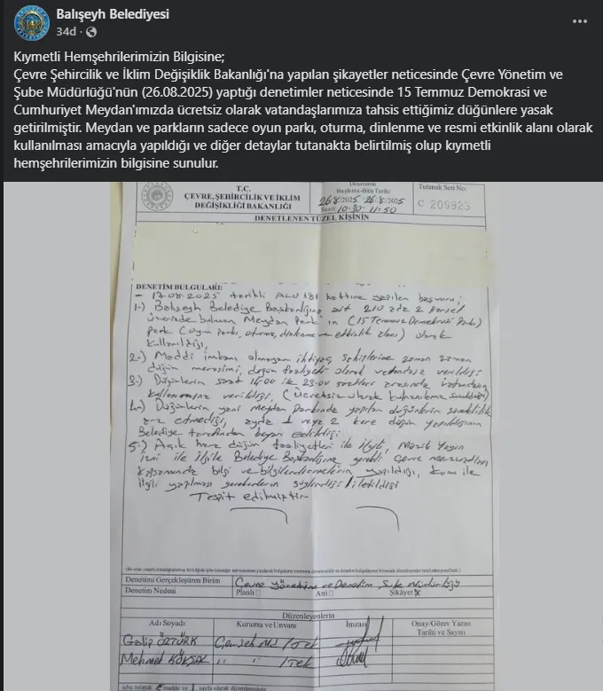 Çevre ve Şehircilikten Garibanın Düğününe Engel! – Kırıkkale Haber, Son Dakika Kırıkkale Haberleri Çevre ve Şehircilikten Garibanın Düğününe Engel! - Kırıkkale Haber, Son Dakika Kırıkkale Haberleri