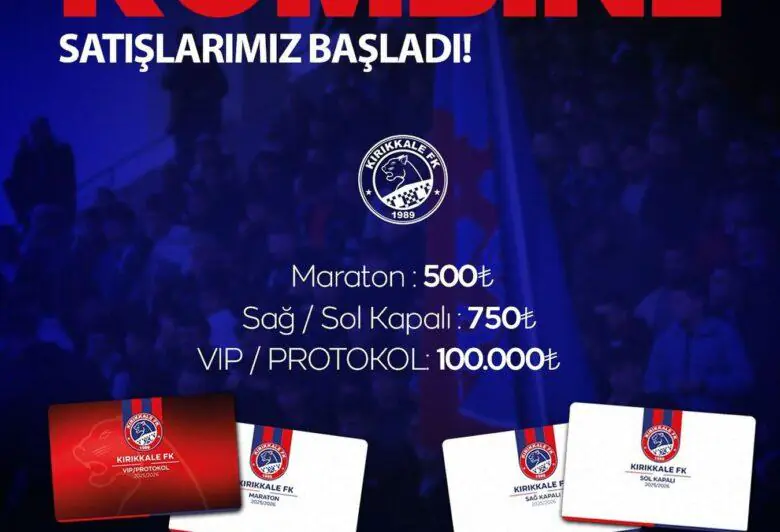 Kırıkkale FK, kombine kart satışlarını başlatıyor - Kırıkkale Haber, Son Dakika Kırıkkale Haberleri