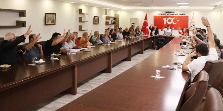 KTSO'nun gelir-gider bütçesi onaylandı - Kırıkkale Haber, Son Dakika Kırıkkale Haberleri