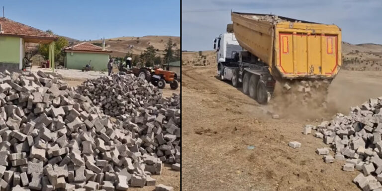 Keskin Belediyesinden Kurşunkaya Köyüne Kilit Parke - Kırıkkale Haber, Son Dakika Kırıkkale Haberleri