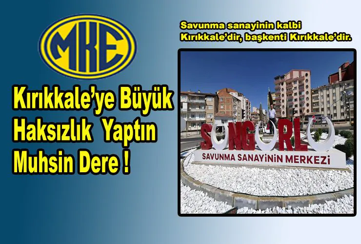 Kırıkkale’ye ihanet, MKE’ye ihanet, Atatürk’ün hatırasına ihanettir - Kırıkkale Haber, Son Dakika Kırıkkale Haberleri Kırıkkale’ye ihanet, MKE’ye ihanet, Atatürk’ün hatırasına ihanettir - Kırıkkale Haber, Son Dakika Kırıkkale Haberleri