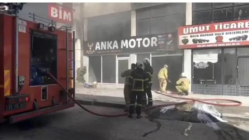 Motor Tamir Dükkanında Patlama Panik Yarattı - Kırıkkale Haber, Son Dakika Kırıkkale Haberleri