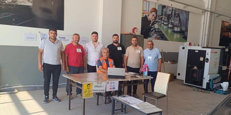 TSO’da mesleki yeterlilik sınavı yapıldı - Kırıkkale Haber, Son Dakika Kırıkkale Haberleri