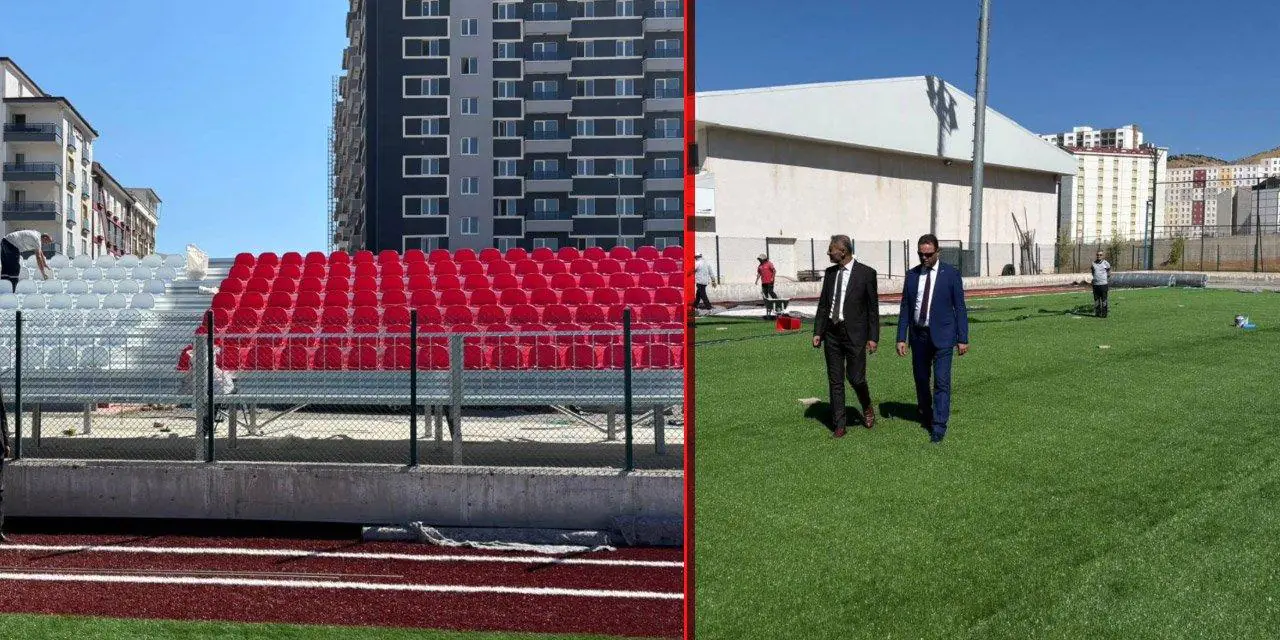 Yahşihan Yenişehir Stadyumu’nda yenileme çalışmaları hızla devam ediyor. - Kırıkkale Haber, Son Dakika Kırıkkale Haberleri