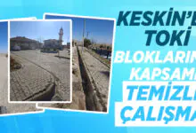 Keskin’de TOKİ bloklarında kapsamlı temizlik çalışması - Kırıkkale Haber, Son Dakika Kırıkkale Haberleri