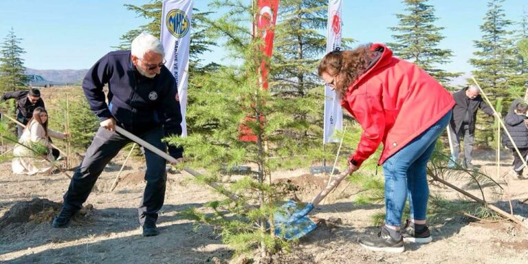 MKE'den anlamlı katkı: Yüzlerce fidan toprakla buluştu! - Kırıkkale Haber, Son Dakika Kırıkkale Haberleri