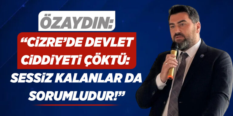 Anahtar Parti İl Başkanı Özaydın'dan Sert Eleştiri - Kırıkkale Haber, Son Dakika Kırıkkale Haberleri