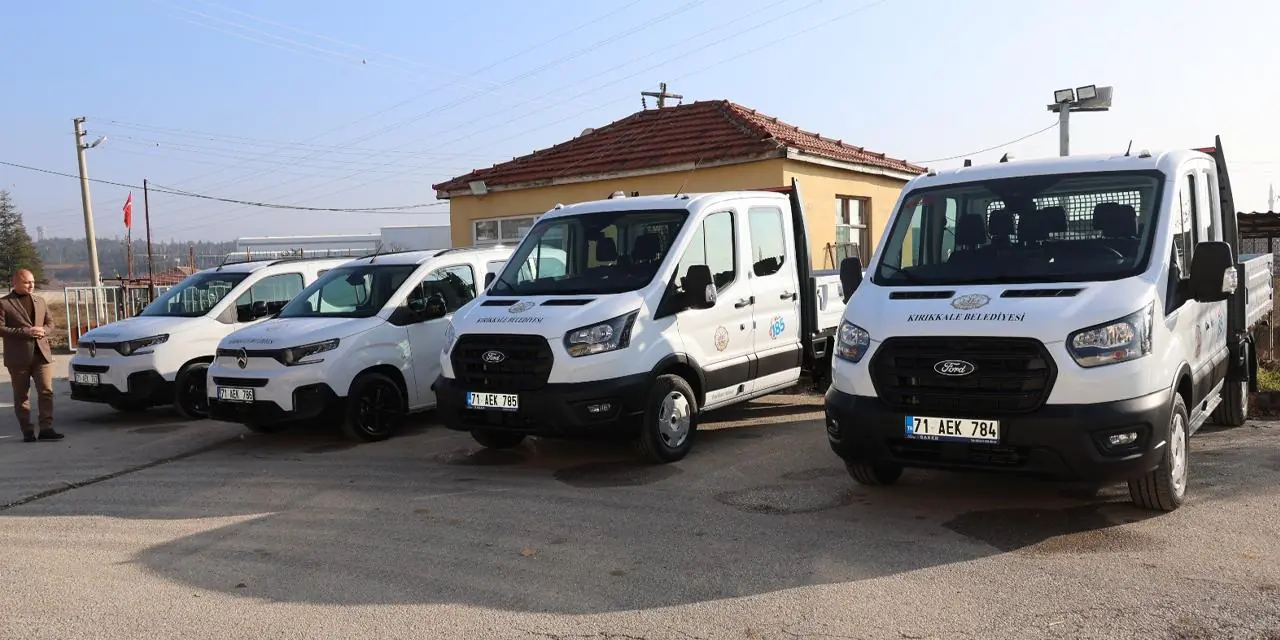 Kırıkkale Belediyesi araç filosuna 4 yeni araç ekledi - Kırıkkale Haber, Son Dakika Kırıkkale Haberleri