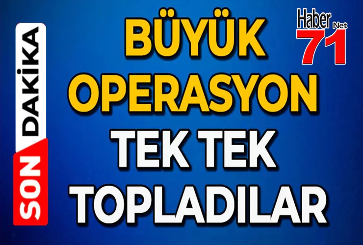 Kırıkkale’de büyük operasyon! Birçok kişi yakalandı - Kırıkkale Haber, Son Dakika Kırıkkale Haberleri