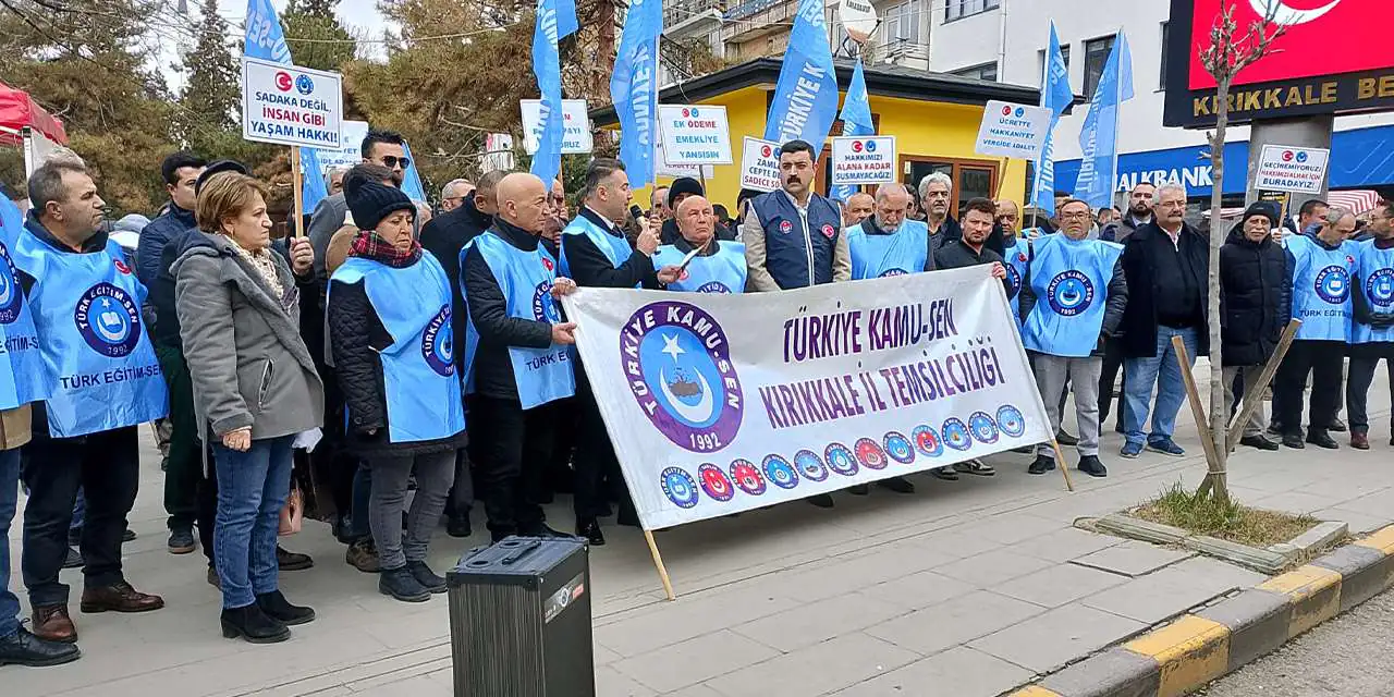 Türkiye Kamu-Sen Kırıkkale Şubesi meydanlara indi! - Kırıkkale Haber, Son Dakika Kırıkkale Haberleri