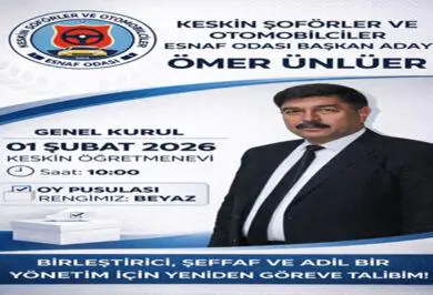 Keskin Şoförler Odası Seçiminde Ömer Ünlüler Oy Pusulamız Beyaz - Kırıkkale Haber, Son Dakika Kırıkkale Haberleri