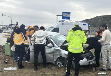 OSB Önünde Kaza: 1 Yaralı - Kırıkkale Haber, Son Dakika Kırıkkale Haberleri