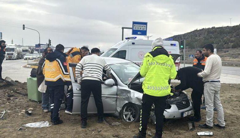 OSB Önünde Kaza: 1 Yaralı - Kırıkkale Haber, Son Dakika Kırıkkale Haberleri