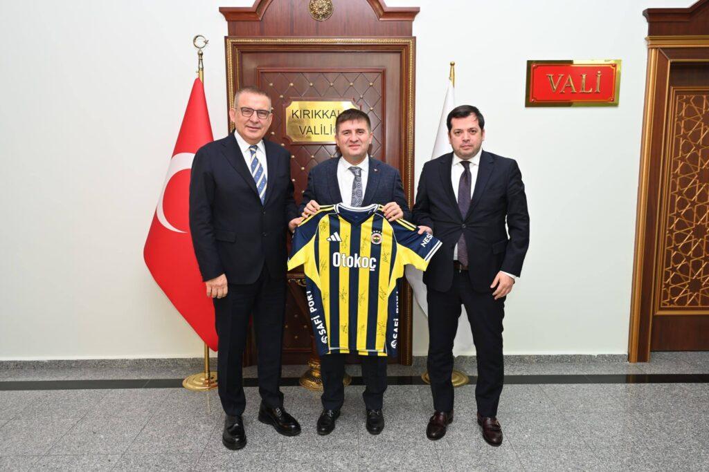 Fenerbahçe Spor Kulübü Futbol A.Ş. Başkan Yardımcısı Uzelli Vali Sarıibrahim'e Hayırlı Olsun Ziyaretinde Bulundu - Kırıkkale Haber, Son Dakika Kırıkkale Haberleri
