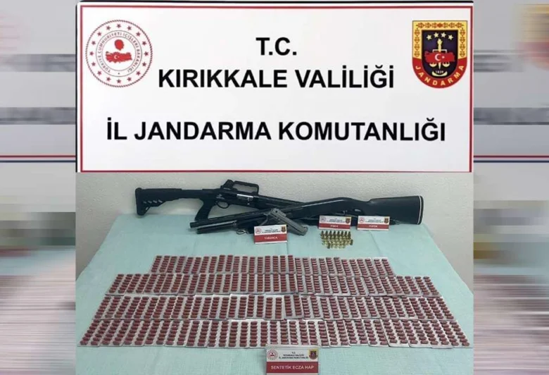Av tüfeği, tabanca ve uyuşturucu ele geçirildi - Kırıkkale Haber, Son Dakika Kırıkkale Haberleri