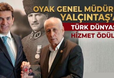 OYAK Genel Müdürü Yalçıntaş'a Türk Dünyası Hizmet Ödülü - Kırıkkale Haber, Son Dakika Kırıkkale Haberleri