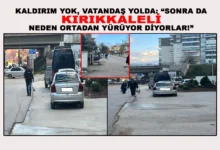 Lefkoşe Caddesinde Yaya Sorunu Kaldırım Yok Risk Büyük - Kırıkkale Haber, Son Dakika Kırıkkale Haberleri