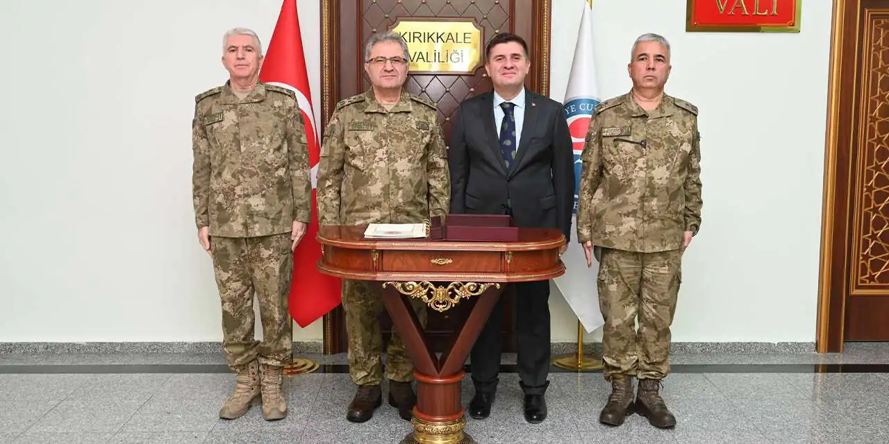 Komutan Tokel’den Vali Sarıibrahim’e ziyaret - Kırıkkale Haber, Son Dakika Kırıkkale Haberleri
