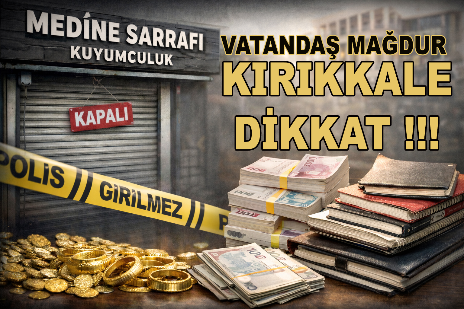 Vatandaş Mağdur Edildi Altınlar Ortada Yok ! - Kırıkkale Haber, Son Dakika Kırıkkale Haberleri