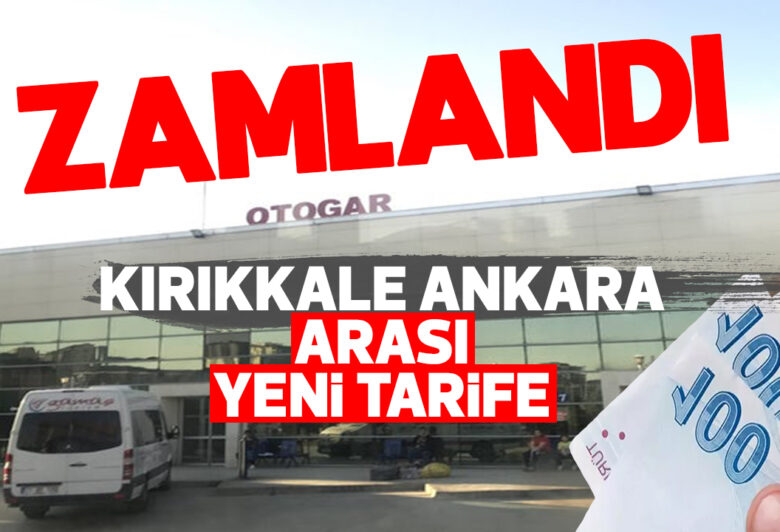 Kırıkkale-Ankara bilet fiyatlarına zam - Kırıkkale Haber, Son Dakika Kırıkkale Haberleri