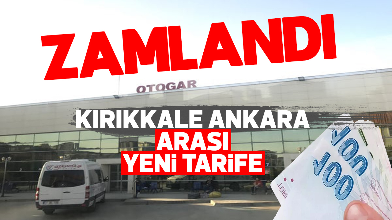 Kırıkkale-Ankara bilet fiyatlarına zam - Kırıkkale Haber, Son Dakika Kırıkkale Haberleri