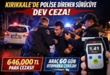 Kırıkkale’de Alkollü Sürücüden Polise Direnç: 646 Bin Lira Ceza - Kırıkkale Haber, Son Dakika Kırıkkale Haberleri