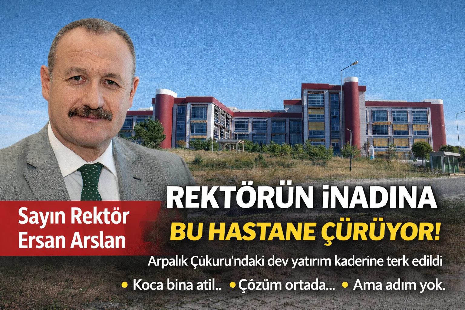 Bina Duruyor, Rektör Susuyor !!! - Kırıkkale Haber, Son Dakika Kırıkkale Haberleri