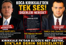 Koca Kırıkkale'den Tek Ses,Diğerleri Nerede - Kırıkkale Haber, Son Dakika Kırıkkale Haberleri
