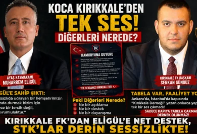 Koca Kırıkkale'den Tek Ses,Diğerleri Nerede - Kırıkkale Haber, Son Dakika Kırıkkale Haberleri