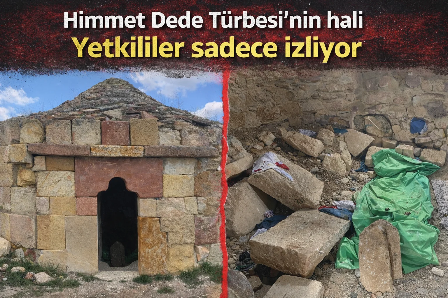 21. Yuzyılın Utanç Tablosu,Himmet Dede Türbesi Sahibsiz - Kırıkkale Haber, Son Dakika Kırıkkale Haberleri