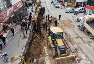 Menderes Caddesi’nde çöken kanal hattı yenilendi - Kırıkkale Haber, Son Dakika Kırıkkale Haberleri