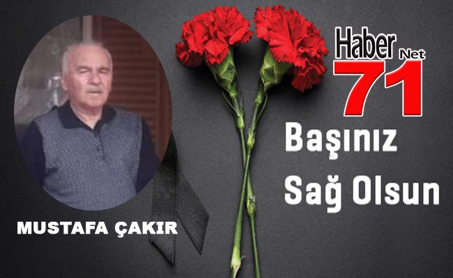 MKE Pirinç Fabrikası Emekli Genel Müdürü Mustafa Çakır vefat etti. - Kırıkkale Haber, Son Dakika Kırıkkale Haberleri MKE Pirinç Fabrikası Emekli Genel Müdürü Mustafa Çakır vefat etti. - Kırıkkale Haber, Son Dakika Kırıkkale Haberleri