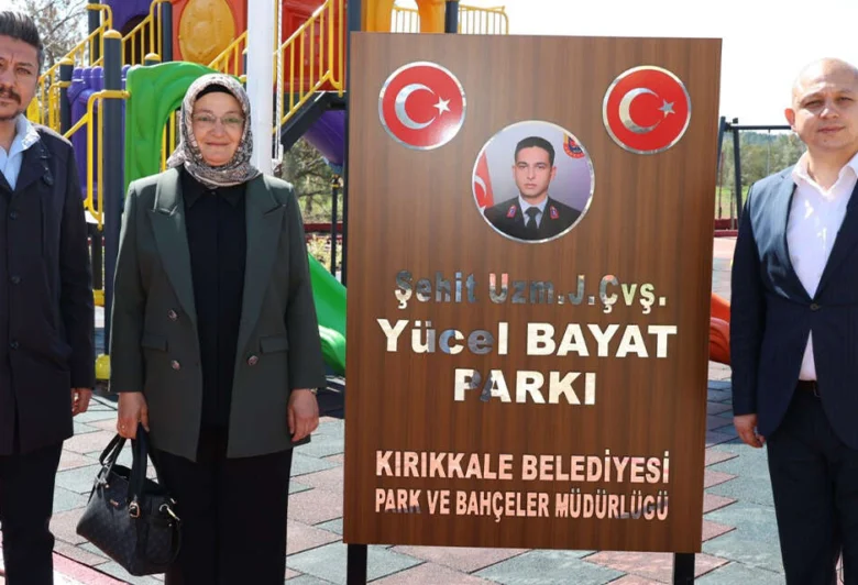 Şehit Uzman Çavuş Yücel Bayat Parkı Yenilendi - Kırıkkale Haber, Son Dakika Kırıkkale Haberleri