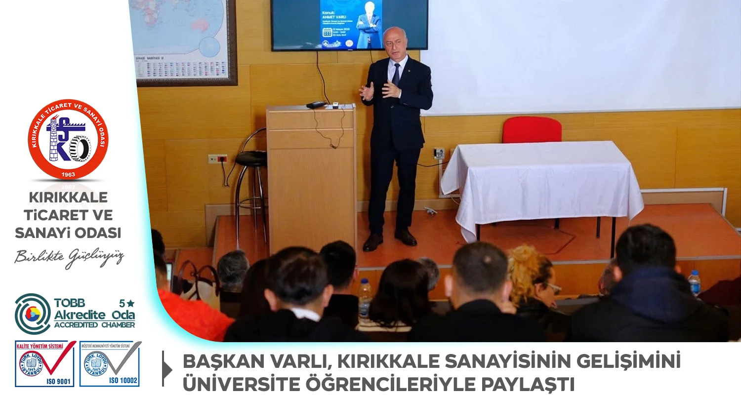 İmalat sektöründe ara eleman krizi: Çözüm KTSO'dan geldi - Kırıkkale Haber, Son Dakika Kırıkkale Haberleri