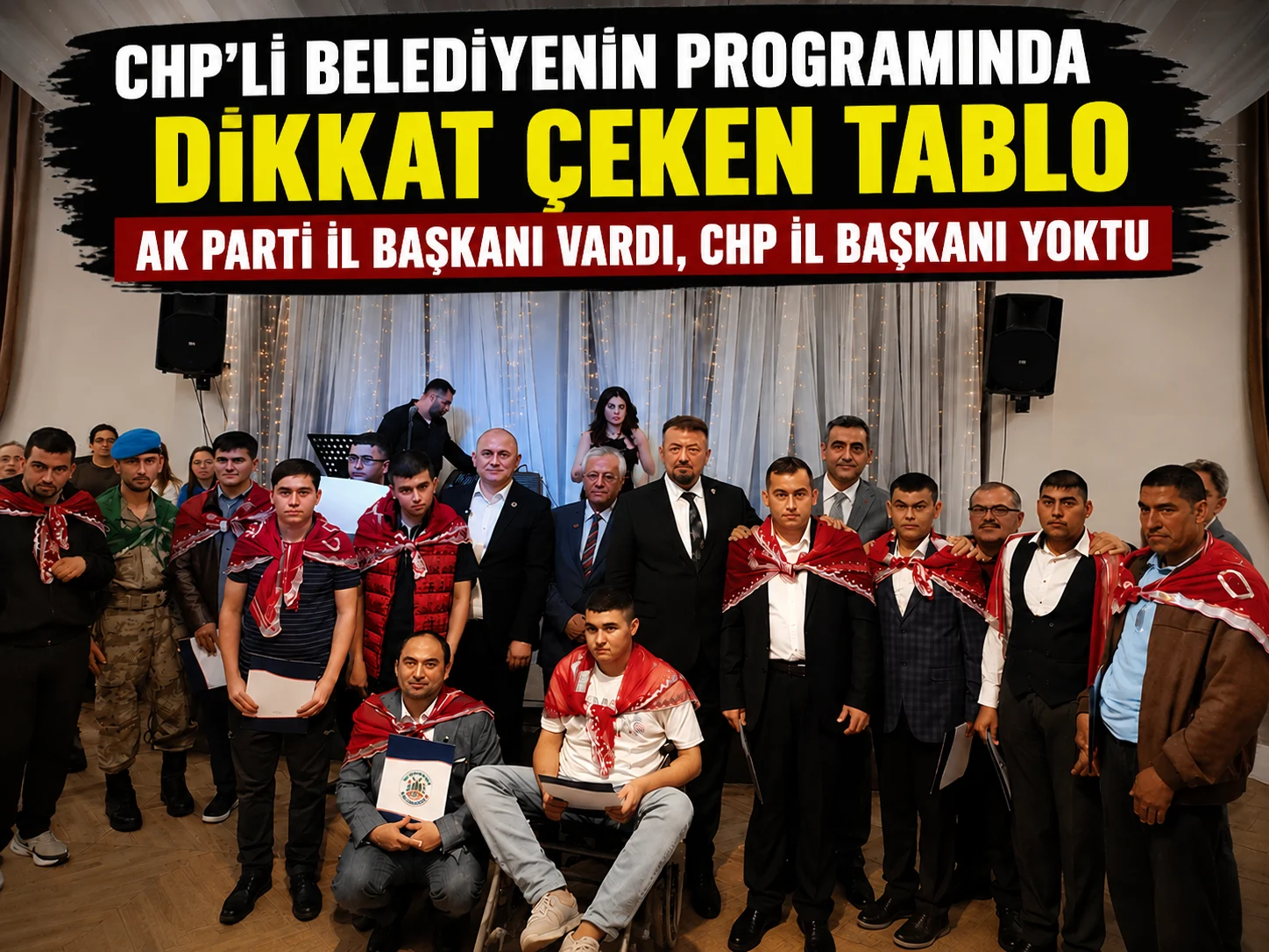 CHP’Lİ BELEDİYENİN ORGANİZASYONUNDA ŞAŞIRTAN TABLO - Kırıkkale Haber, Son Dakika Kırıkkale Haberleri