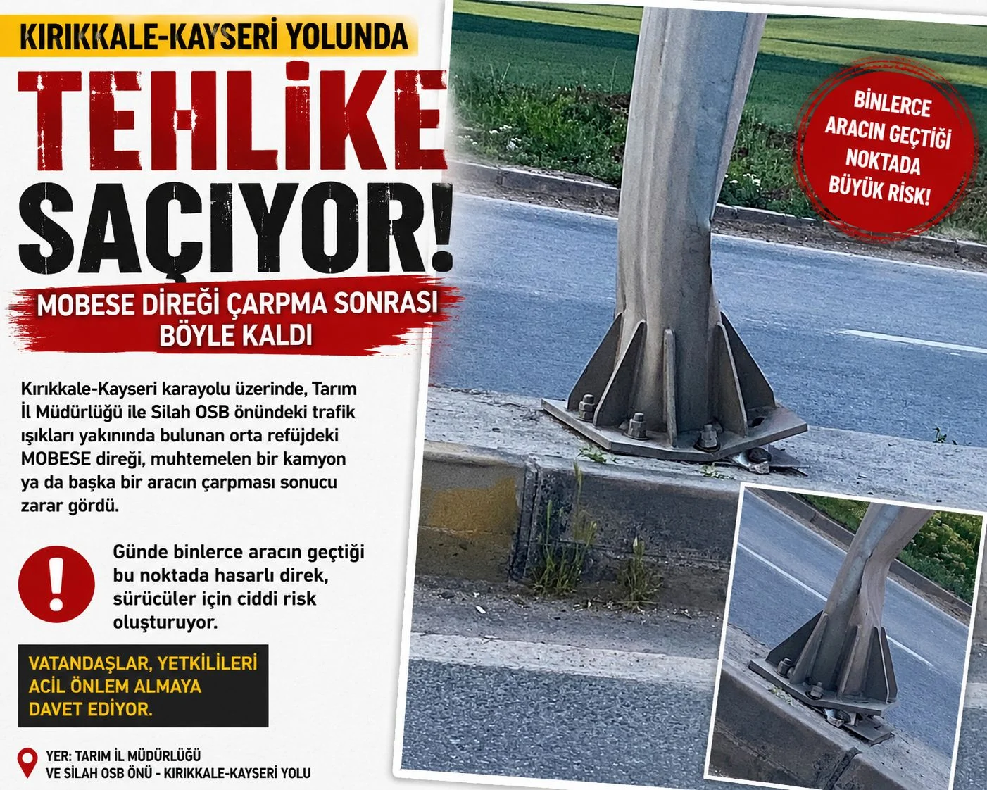 Yetkililer Acil Önlem Almalı - Kırıkkale Haber, Son Dakika Kırıkkale Haberleri