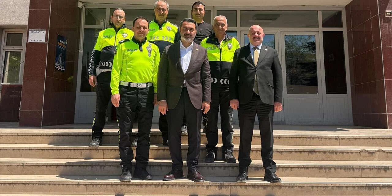 Kaplan ve Ceylan’dan Trafik Polislerine ziyaret - Kırıkkale Haber, Son Dakika Kırıkkale Haberleri