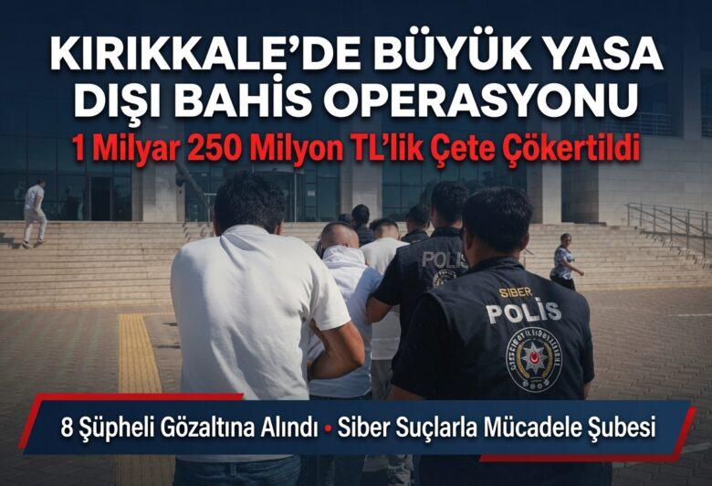 1 Milyar 250 Milyon Liralık Yasa Dışı Bahis Çetesi Çökertildi - Kırıkkale Haber, Son Dakika Kırıkkale Haberleri 1 Milyar 250 Milyon Liralık Yasa Dışı Bahis Çetesi Çökertildi - Kırıkkale Haber, Son Dakika Kırıkkale Haberleri
