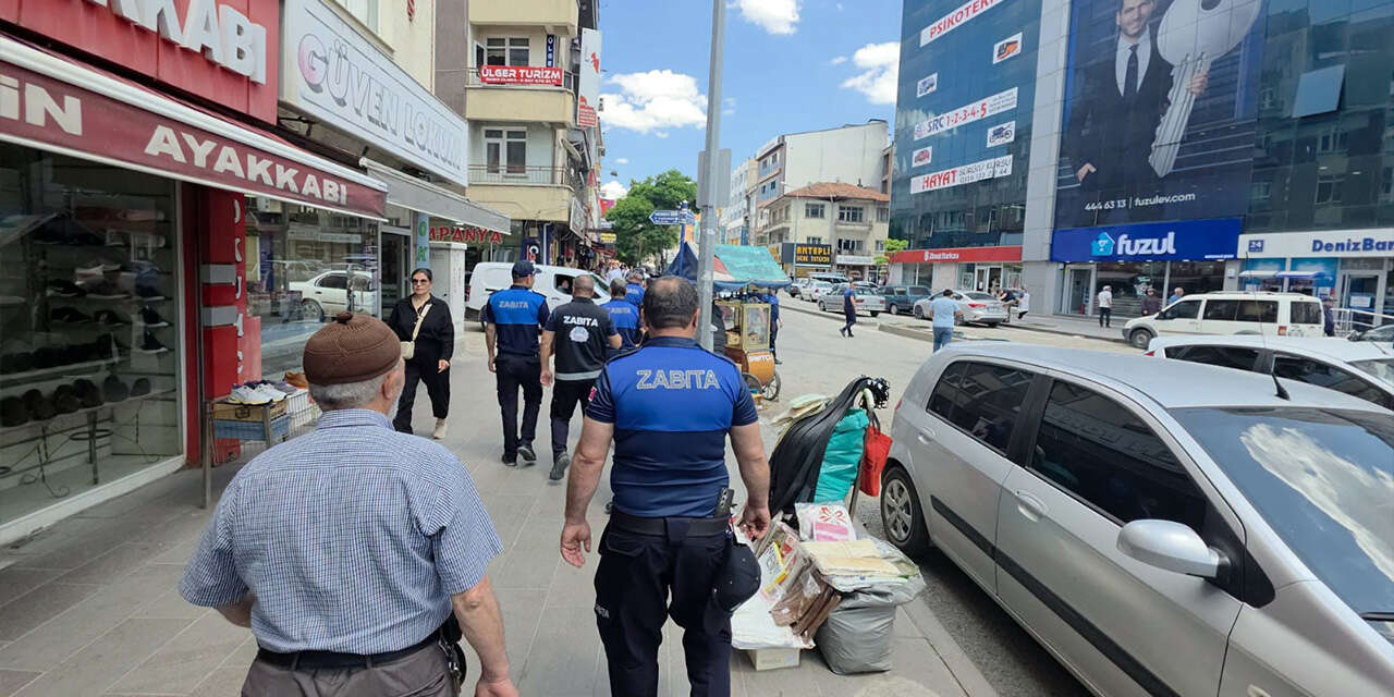 Kaldırım işgaline zabıta müdahalesi! - Kırıkkale Haber, Son Dakika Kırıkkale Haberleri