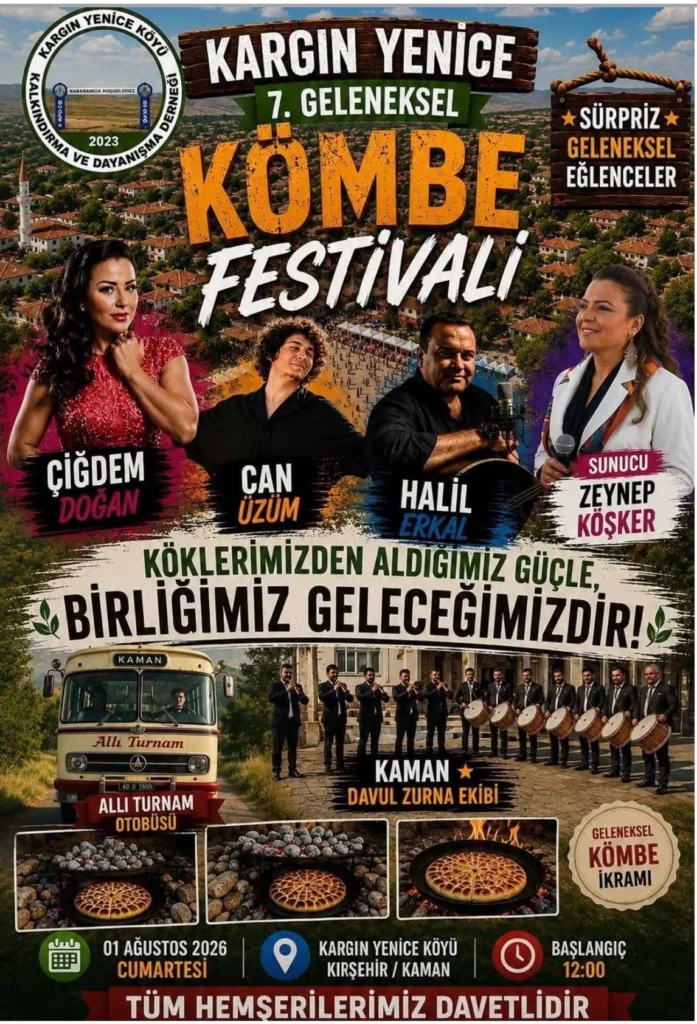 KARGIN YENİCE’DE KÖMBE FESTİVALİ COŞKUSU BAŞLIYOR – Kırıkkale Haber, Son Dakika Kırıkkale Haberleri KARGIN YENİCE'DE KÖMBE FESTİVALİ COŞKUSU BAŞLIYOR - Kırıkkale Haber, Son Dakika Kırıkkale Haberleri